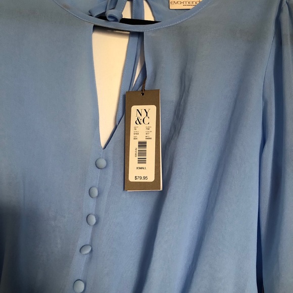 Light blue button up dress - Picture 2 of 3